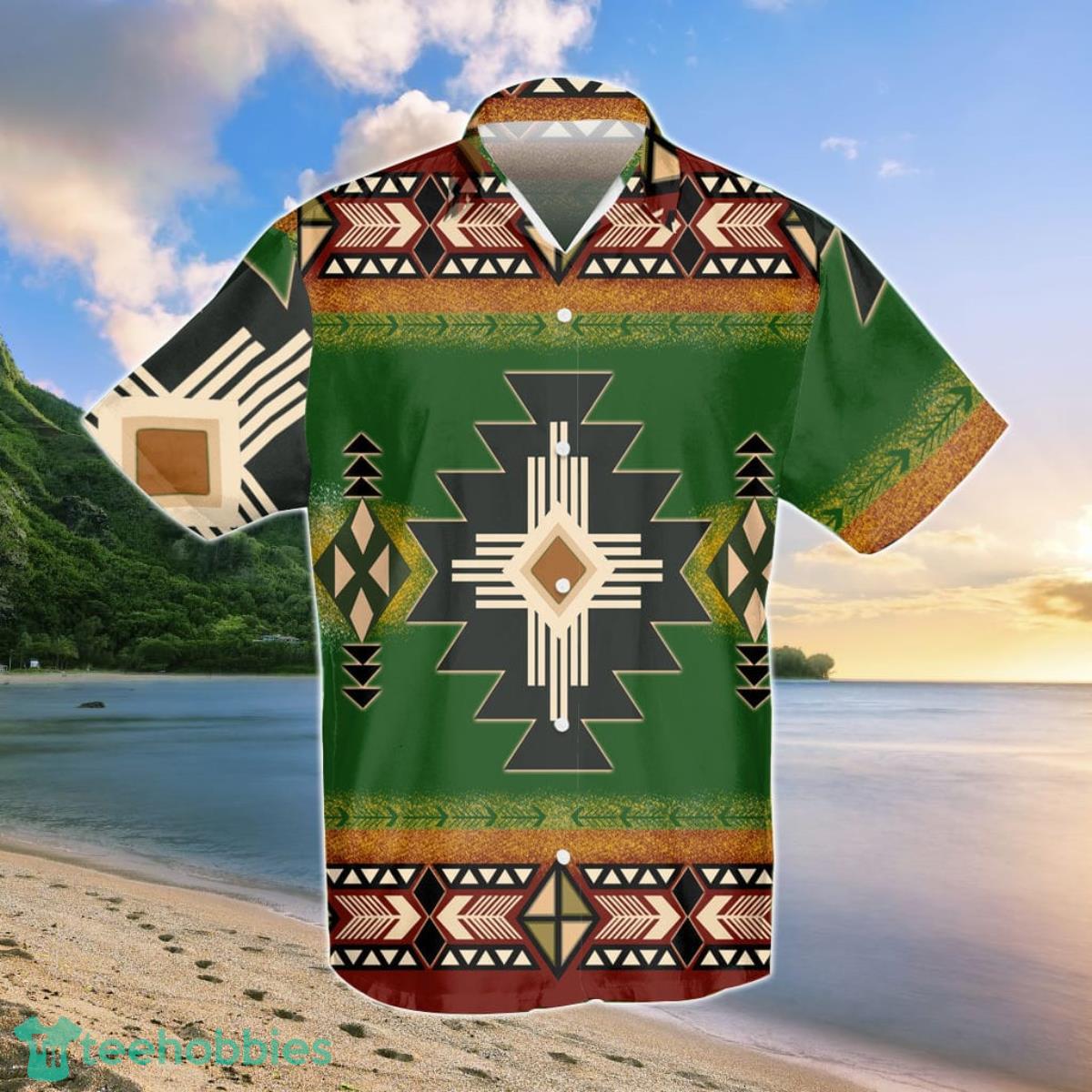 Southwest Green Symbol Native American Hawaii Shirt Best Gift For Men And Women Product Photo 1