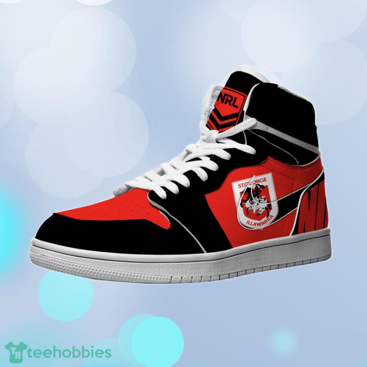 St George Illawarra Dragons Club Custom Air Jordan High Top Shoes - Tagotee