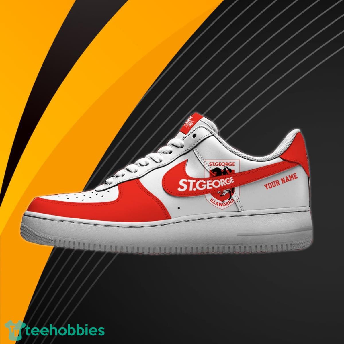 St. George Illawarra Dragons NRL Air Force Shoes Custom Name Best Gift For Fans Product Photo 1