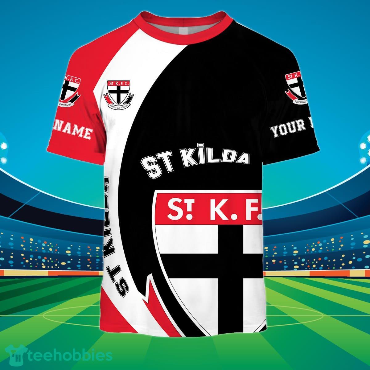 St. Kilda Saints Custom Name AFL You Laugh I Laugh For Sports Fan 3D Shirt Product Photo 2