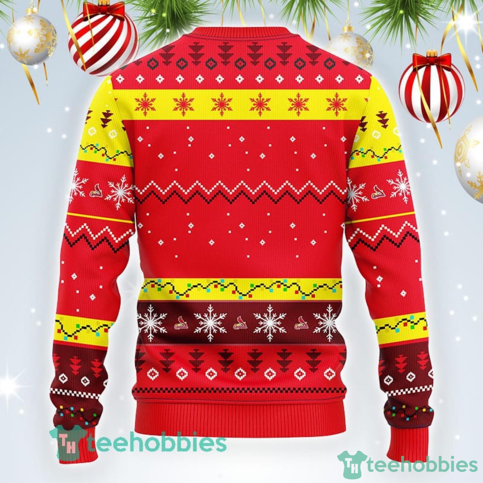 Women's Red, Green & Gold Present Ugly Christmas Sweater