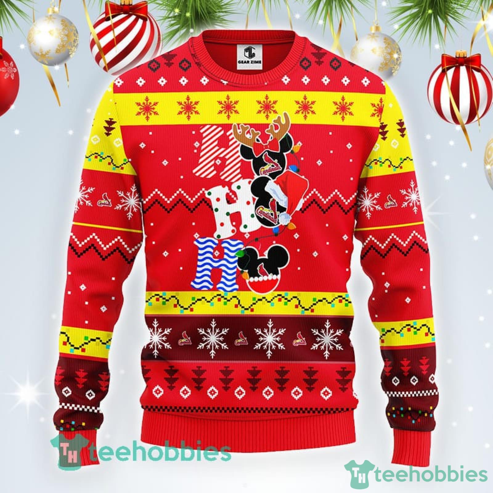 St Louis Cardinals Mickey Mouse Lover 3D Hoodie For Fans