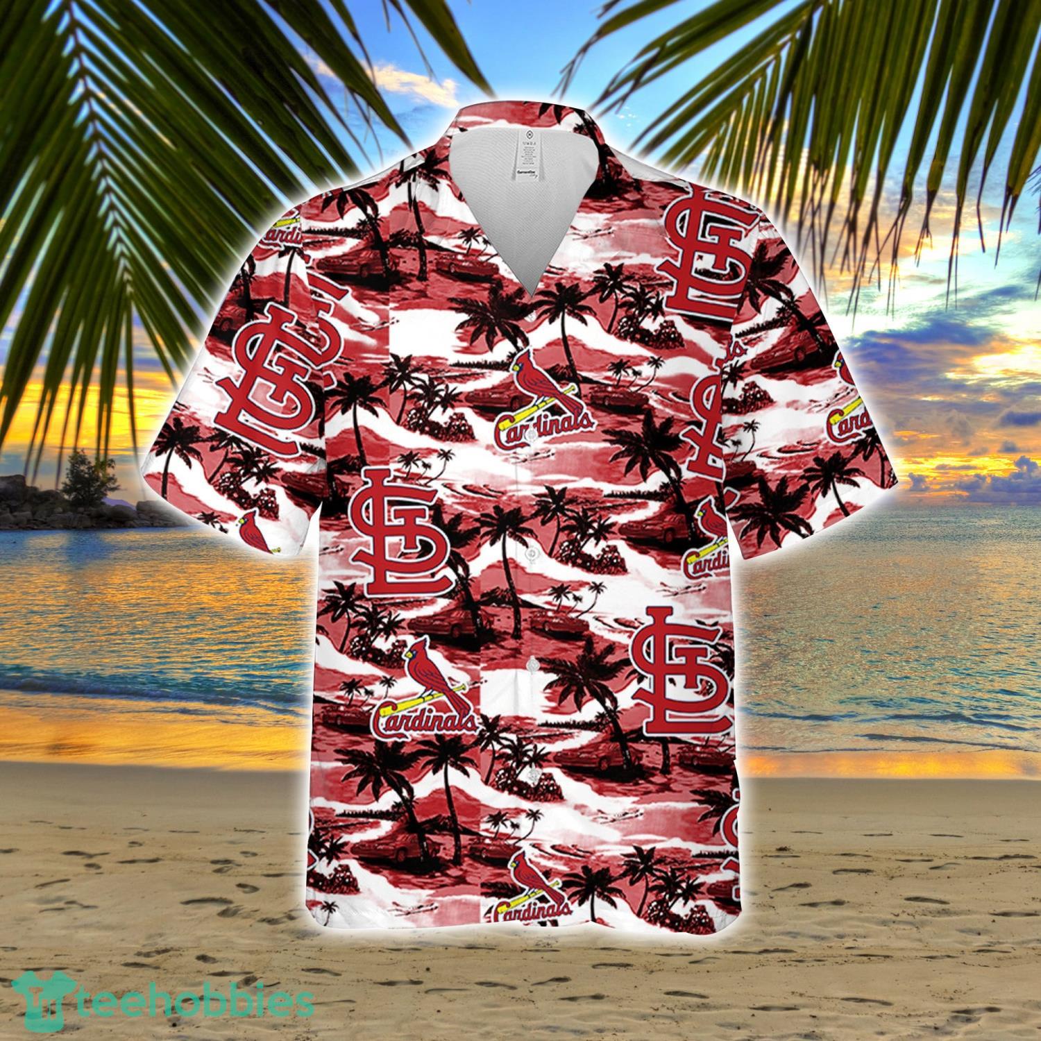 St. Louis Cardinals Retro Summer Pattern Hawaiian Shirt - Banantees