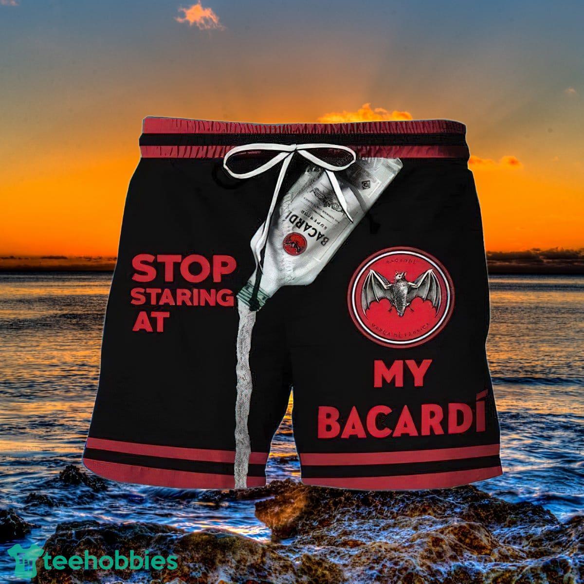 Stop Staring At My Bacardi Hawaii Shorts Best Gift Men Women Product Photo 1