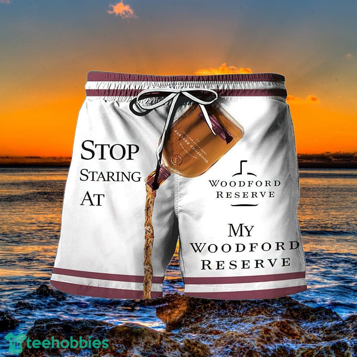 Stop Staring At My Woodford Reserve Hawaii Shorts Special Gift Men Women Product Photo 1
