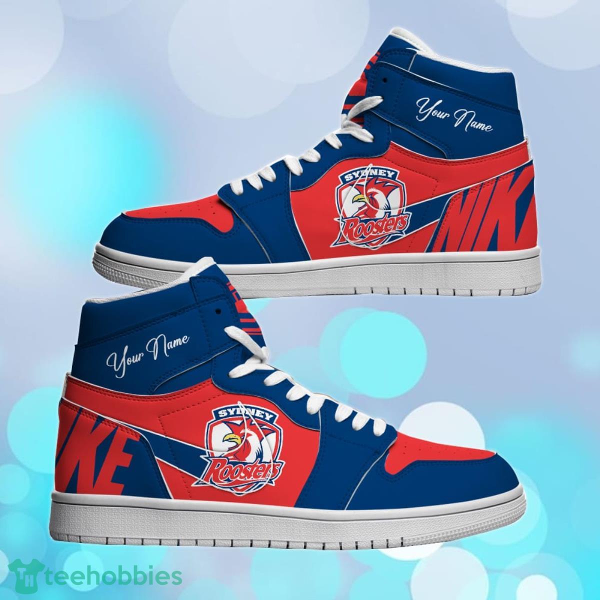 Sydney Roosters Custom Name NRL Air Jordan HighTop Best Gift For Fans Product Photo 2