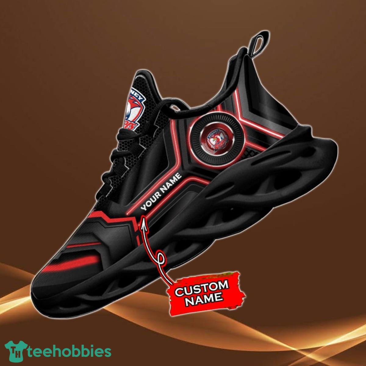 Sydney Roosters NRL 2023 Custom Name Max Soul Sneaker Best Gift For Men And Women Fans Product Photo 2