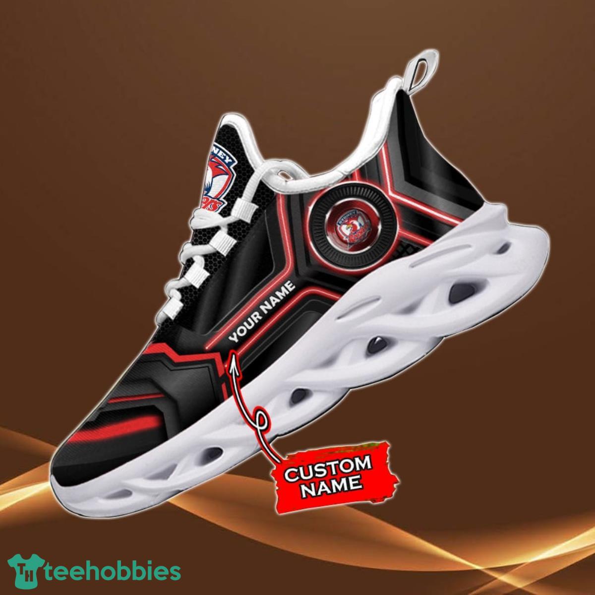 Sydney Roosters NRL 2023 Custom Name Max Soul Sneaker Best Gift For Men And Women Fans Product Photo 1