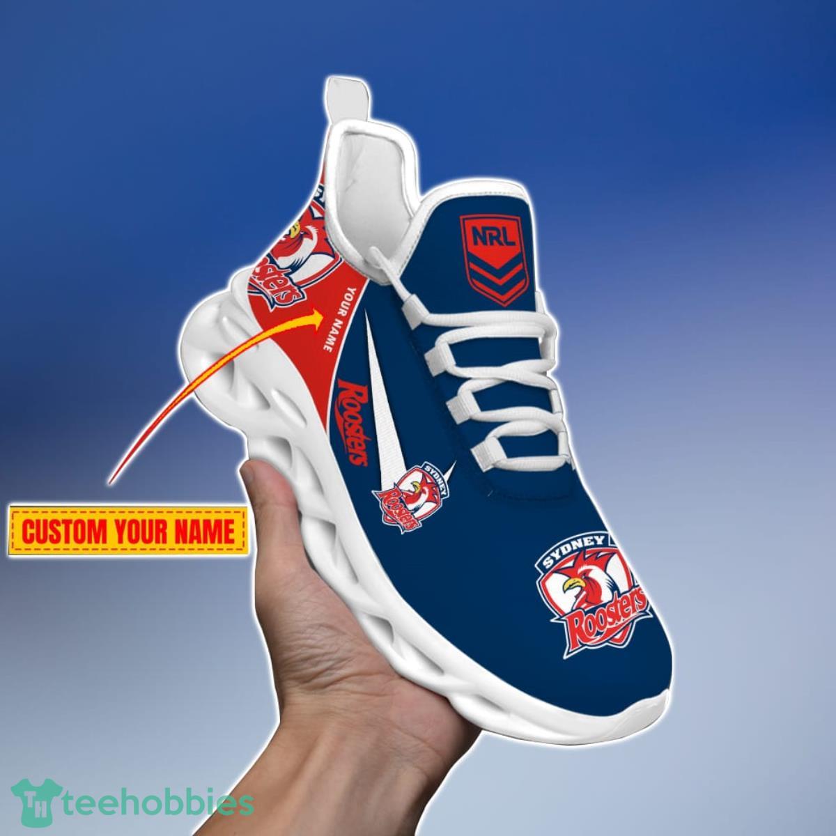 Sydney Roosters Personalized Name NRL Max Soul Shoes Gift Fans Product Photo 2