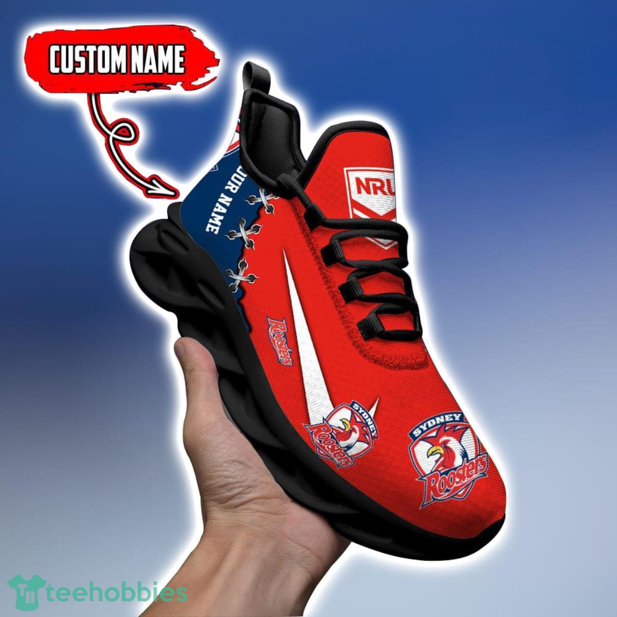 Sydney Roosters Personalized Name NRL Premium Luxury Max Soul Shoes Best Gift For Fans Product Photo 1