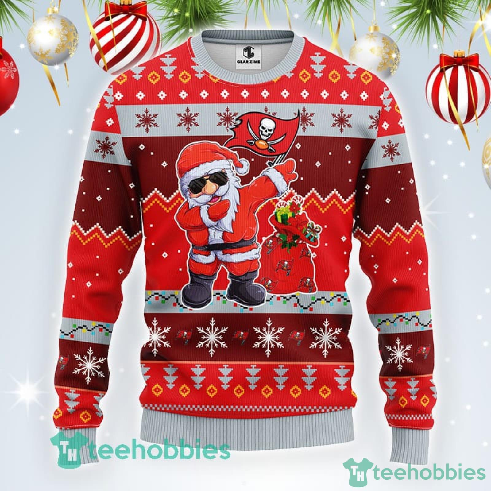 NFL Dallas Cowboys Dabbing Santa Claus Christmas Ugly Sweater