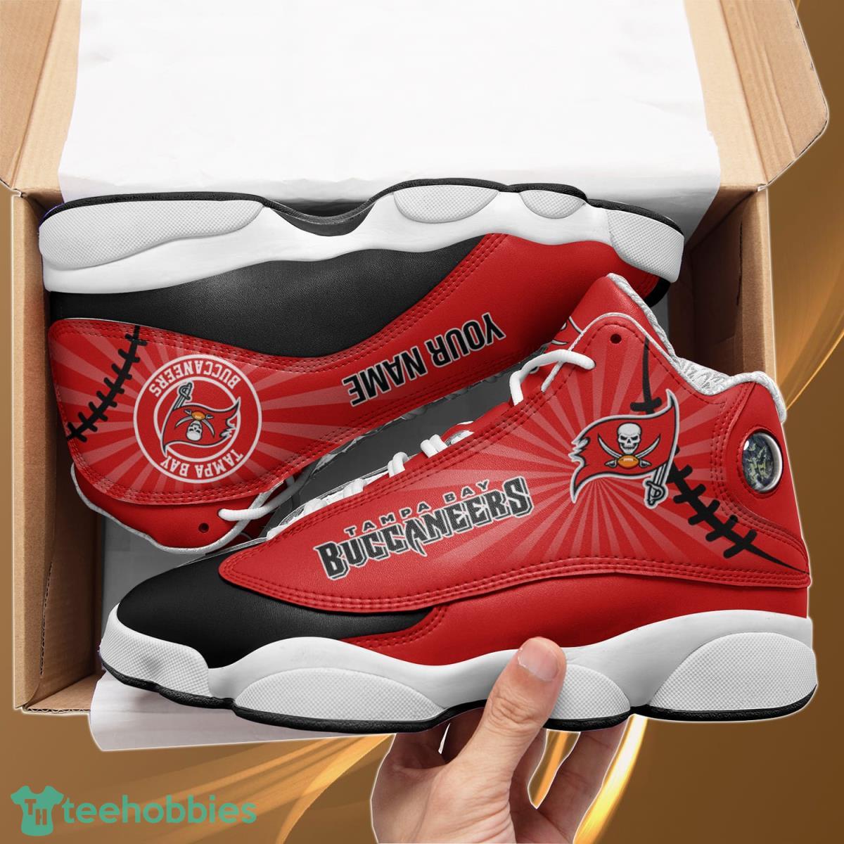 Tampa Bay Buccaneers Personalzied Name Air Jordan 13 Shoes Best Gift Fans Product Photo 2