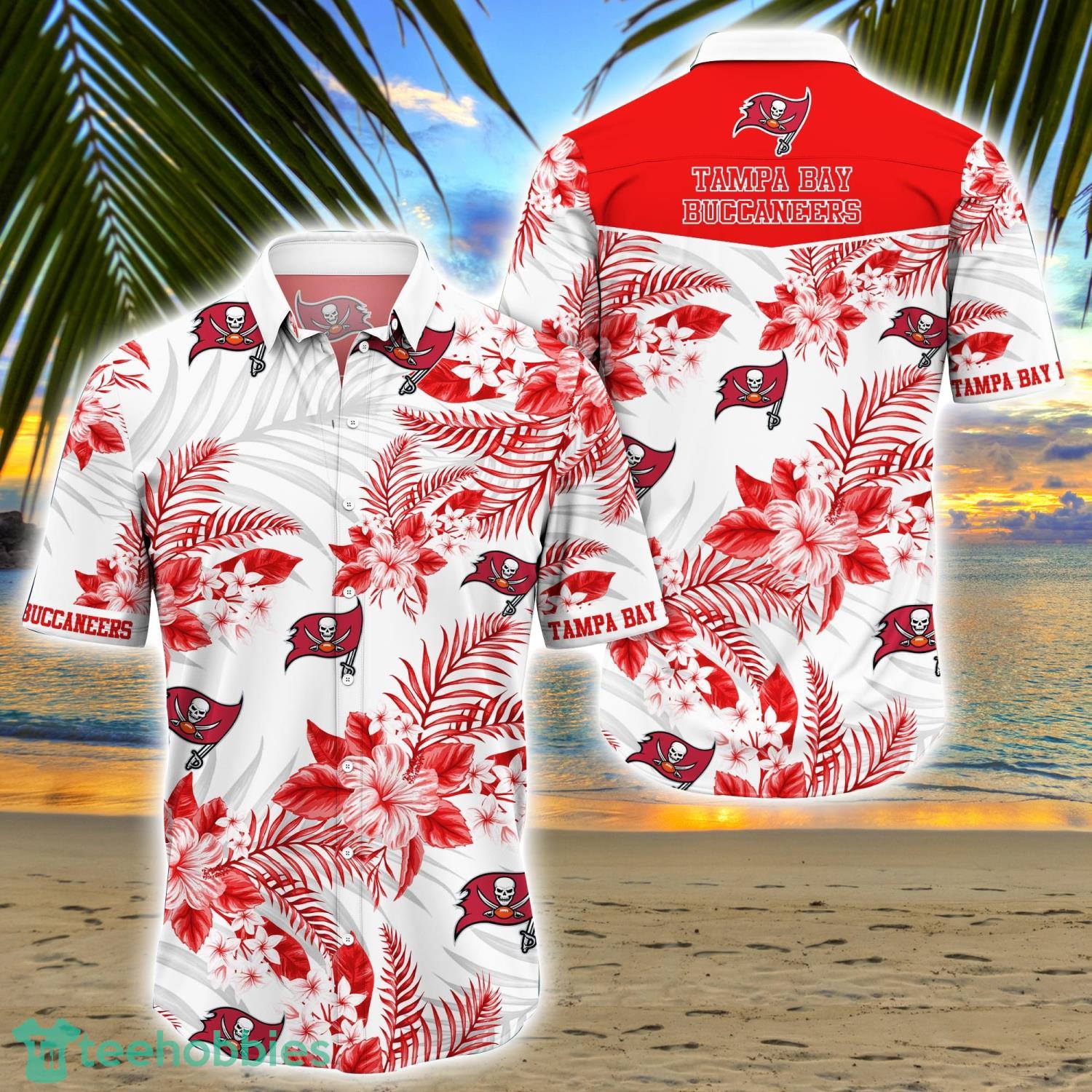 Tampa Bay Buccaneers Tropical Hibiscus Pattern Trending Summer Gift Hawaiian  Shirt