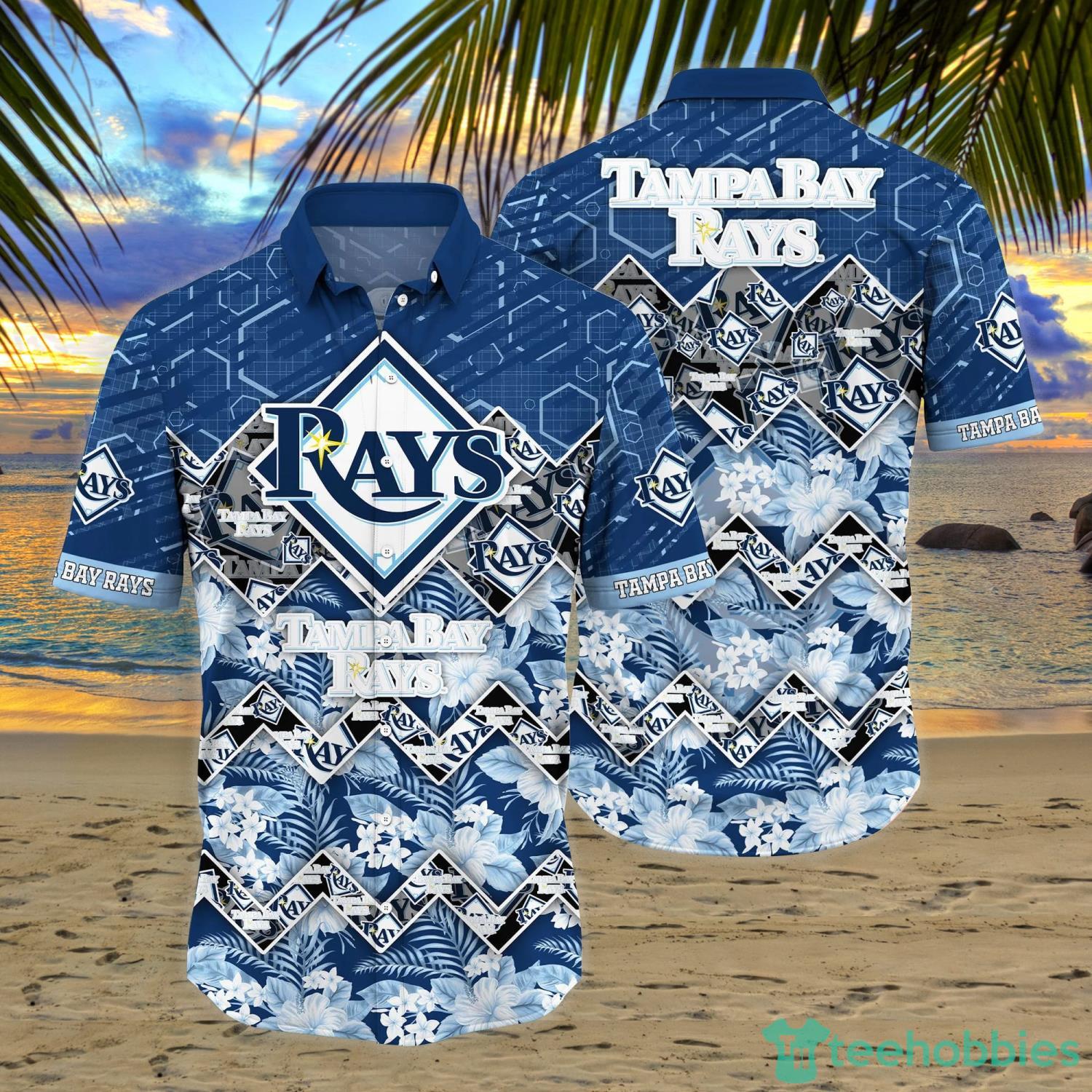 Tampa Bay Rays Set 3D Hawaiian Shirt And Short Gift For Men And