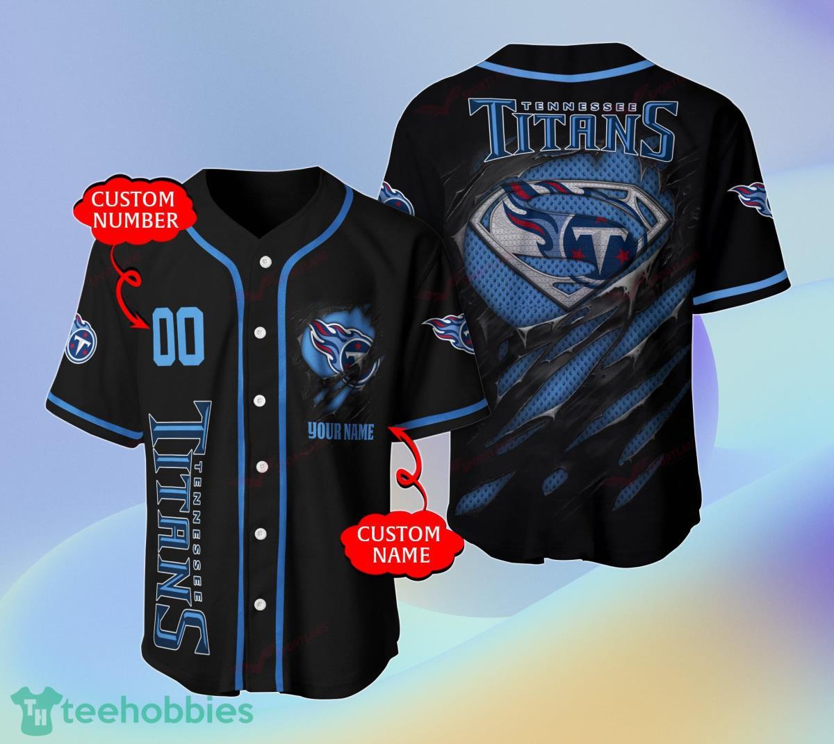 Tennessee Titans Baseball Jersey NFL Fan Gifts Custom Name and Number -  Beuteeshop