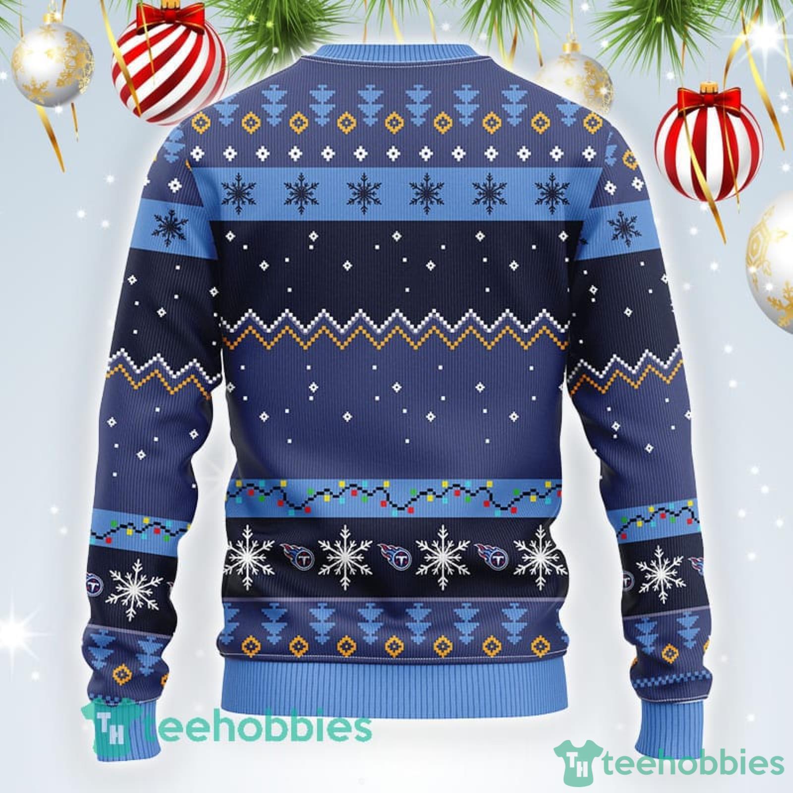 Tennessee Titans Christmas Jumper Graphic Crew Sweatshirt - Mens