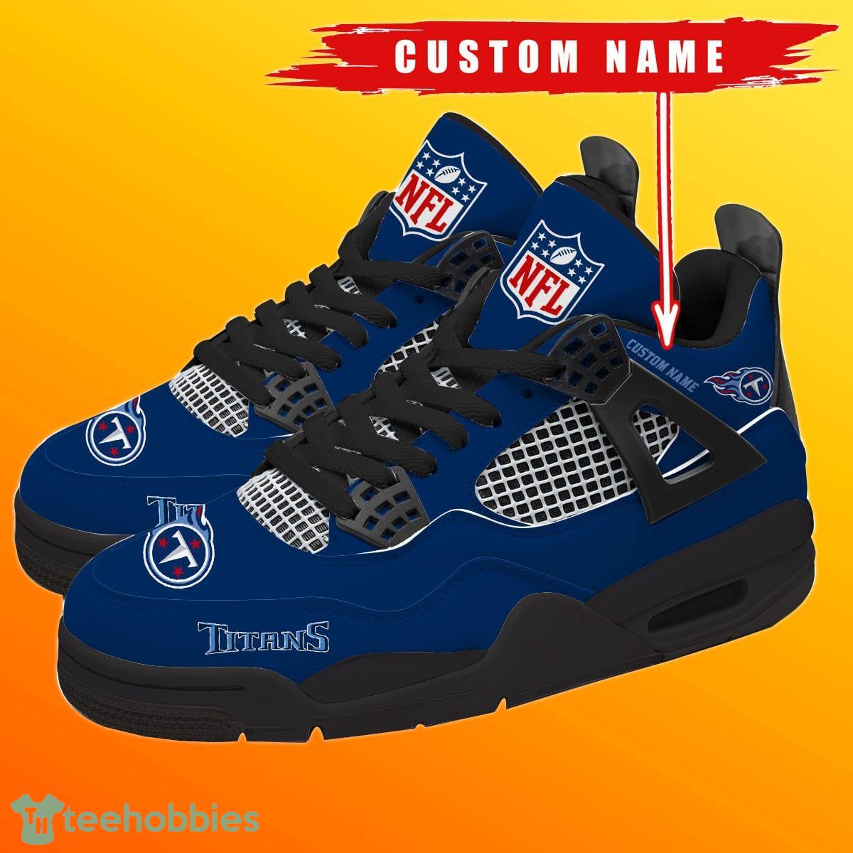 Tennessee Titans Air Jordan Hightop Shoes Custom Name - Freedomdesign