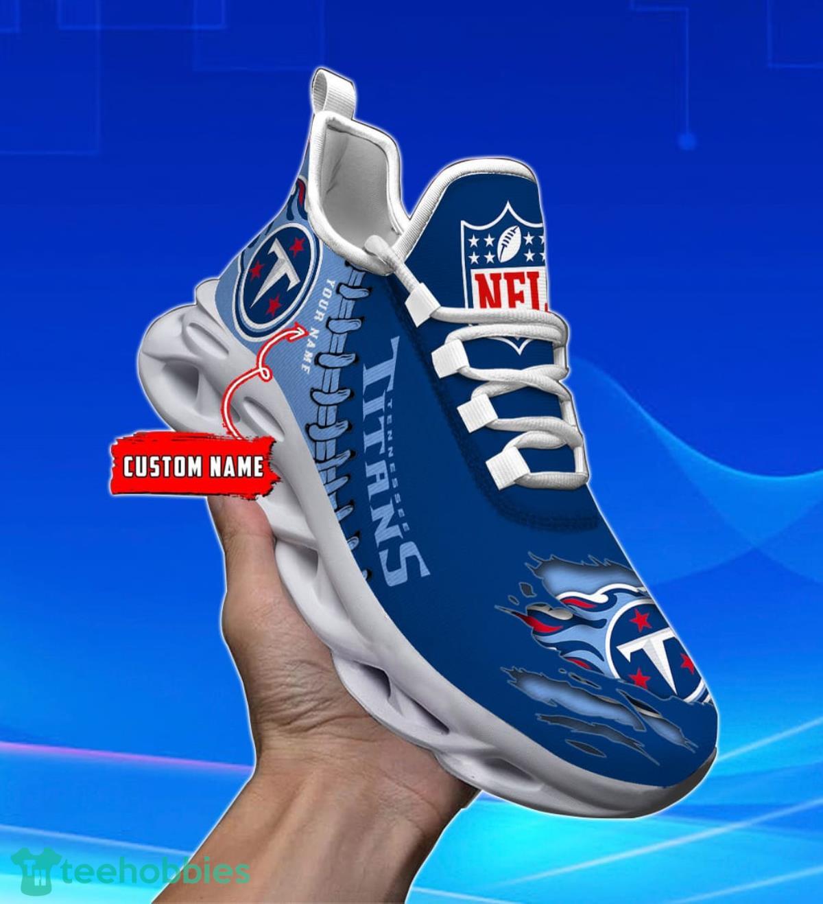 Personalized Name NFL Tennessee Titans Max Soul Shoes Best Gift