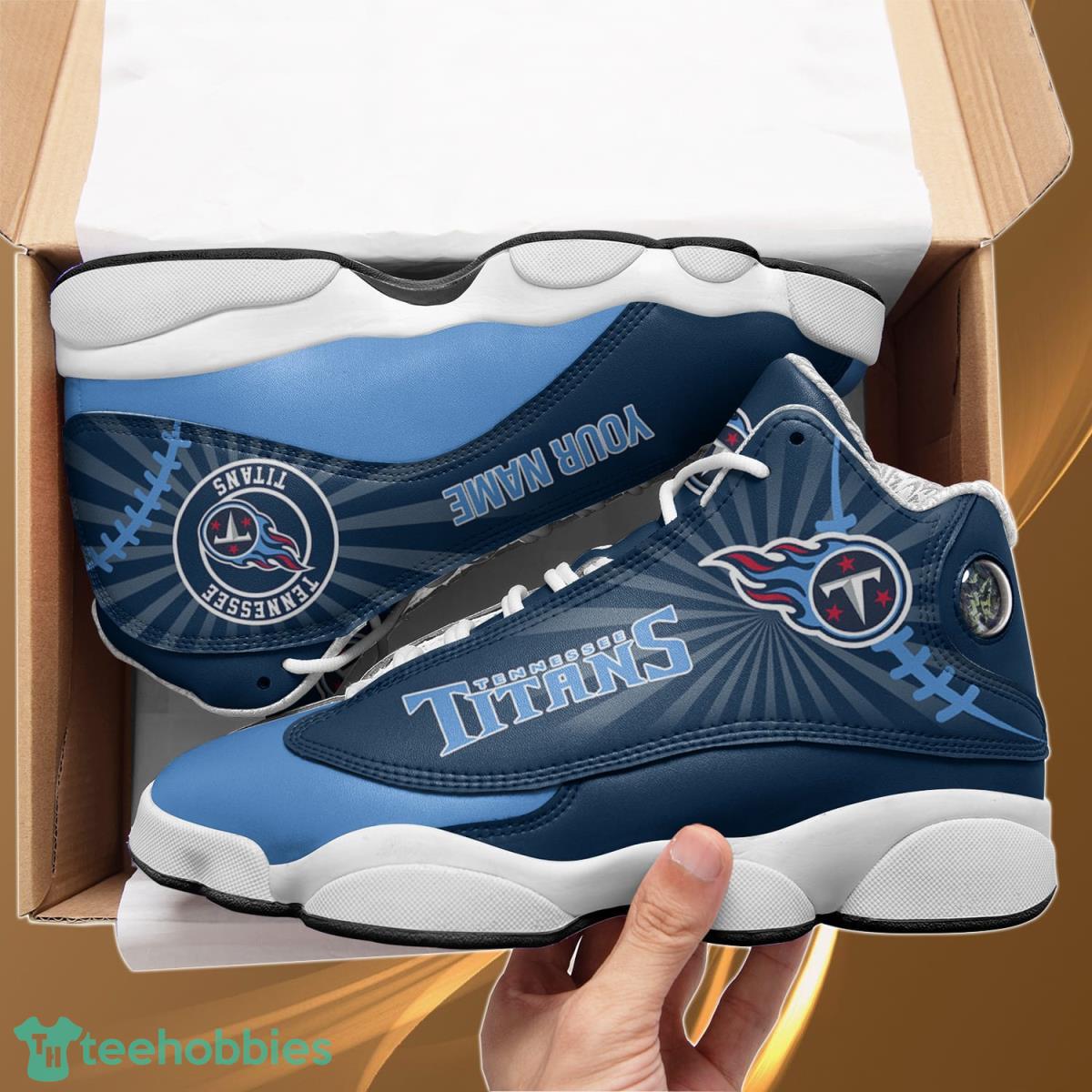 Tennessee Titans Personalzied Name Air Jordan 13 Shoes Best Gift Fans