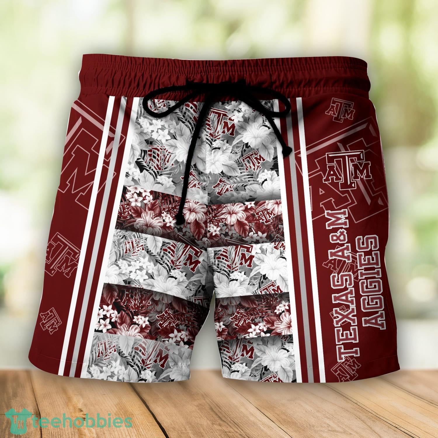 Texas A&M Aggies Floral Tropical Hawaiian Shirt