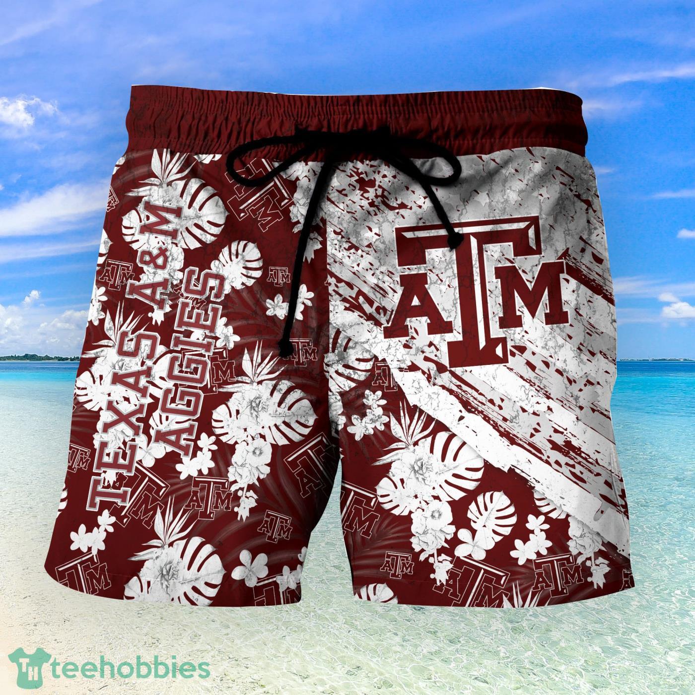 Texas A&M Aggies Floral Tropical Hawaiian Shirt