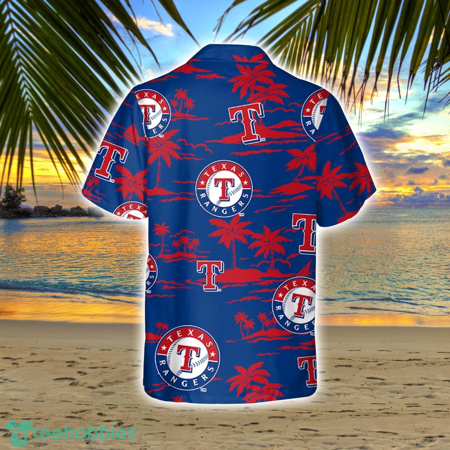 Texas Rangers MLB-Summer Hawaiian Shirt And Shorts