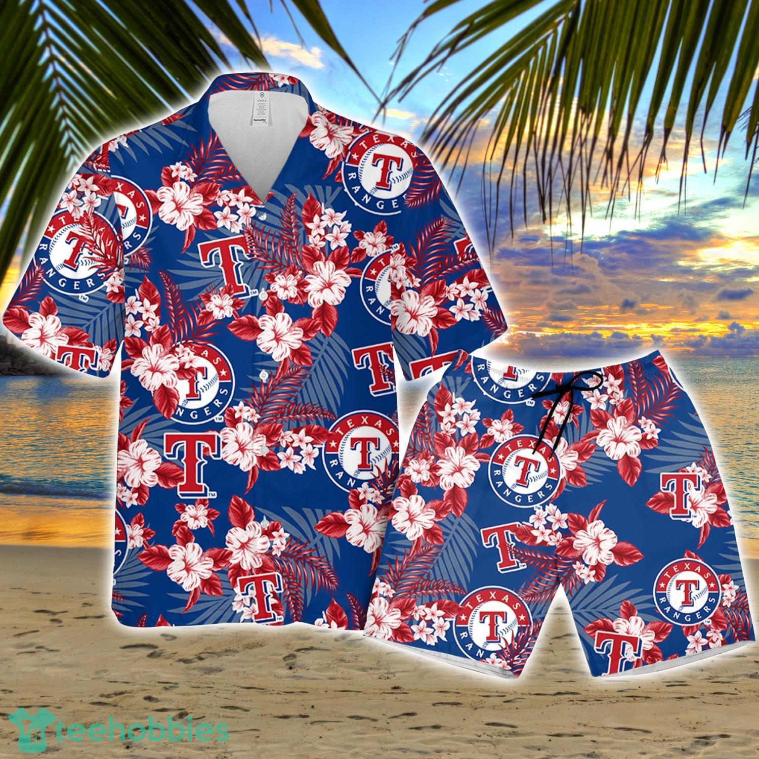 Texas Rangers Hawaiian Shirt And Shorts Inspired By Texas Rangers