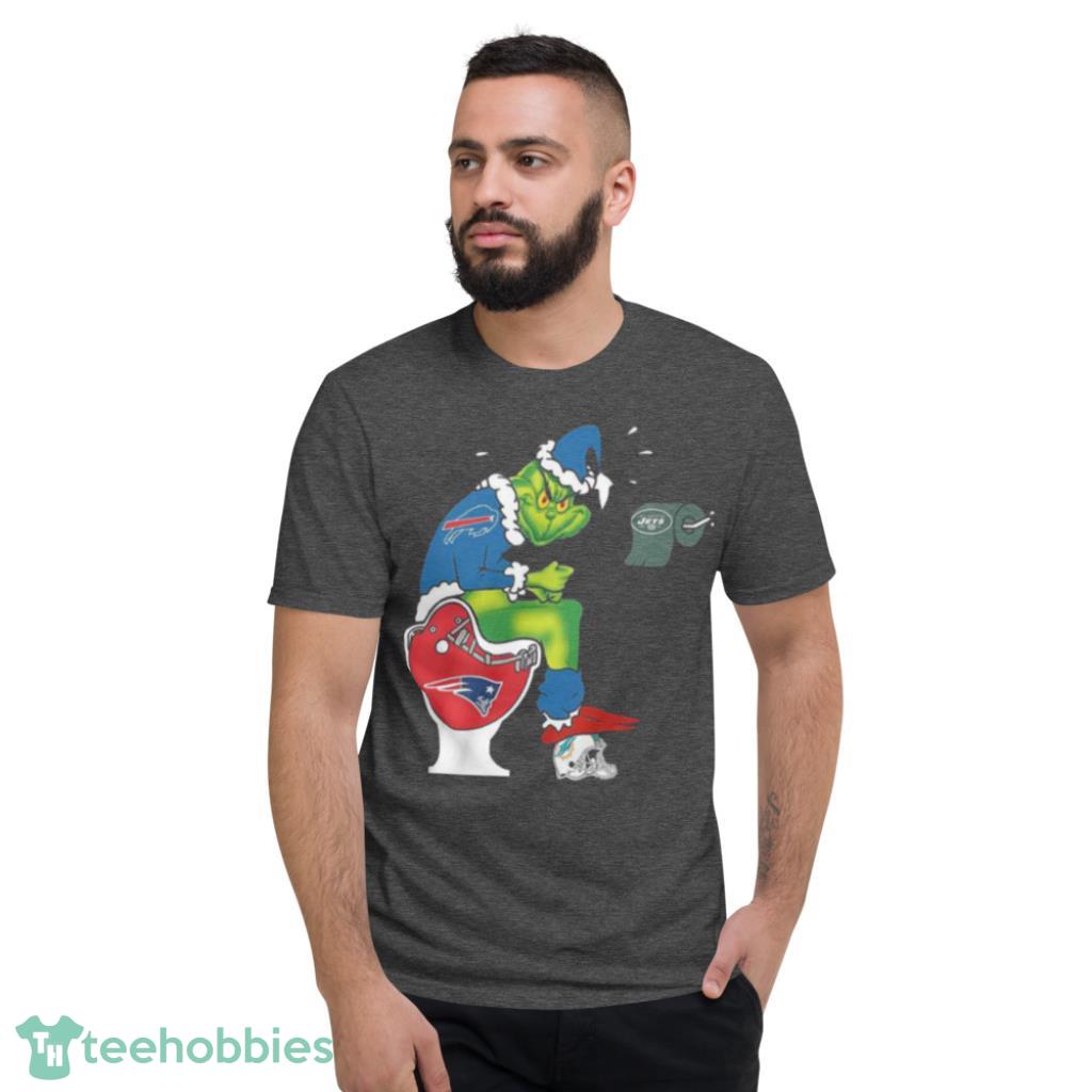 Santa Grinch Patriots Jets Toilet Buffalo Bills 2023 Christmas Shirt, Buffalo  Bills Gift in 2023