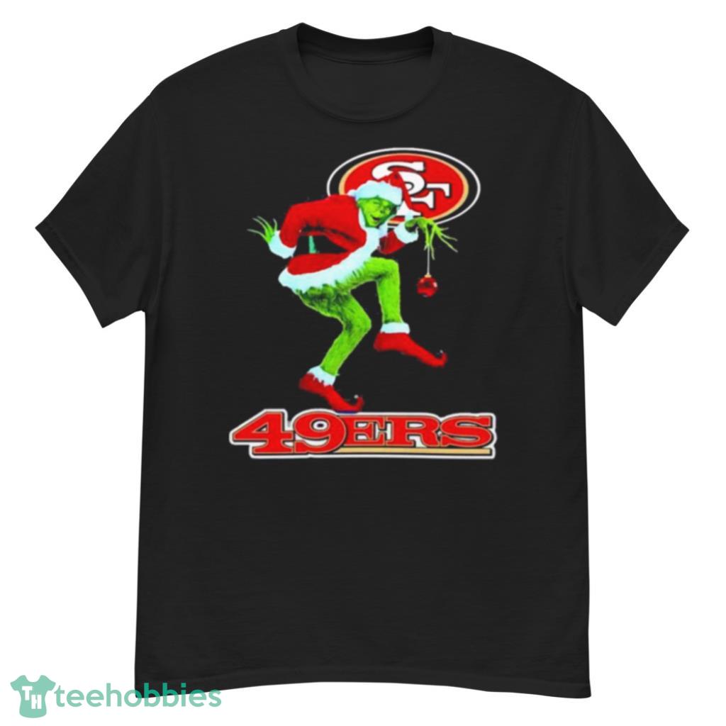 The Grinch Santa San Francisco 49ers Christmas Shirt