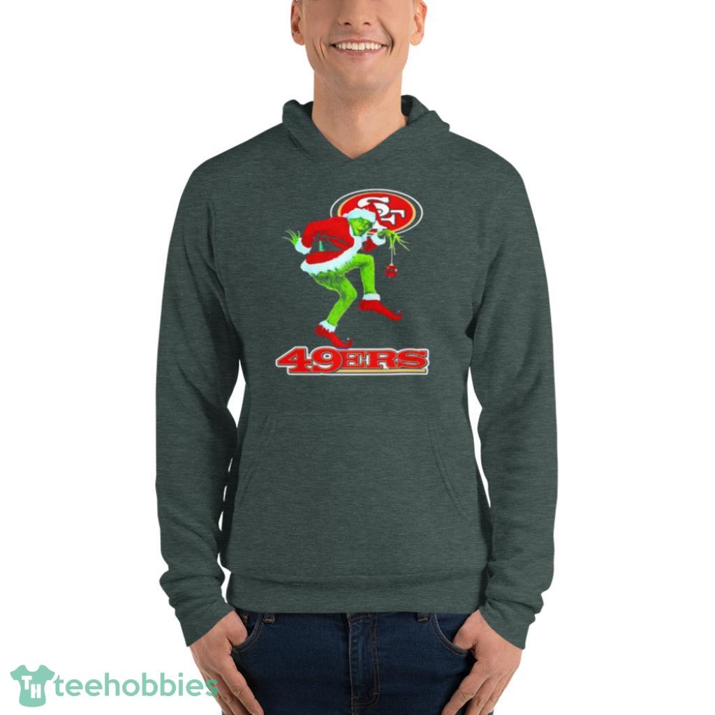 The Grinch Santa San Francisco 49ers Christmas Shirt