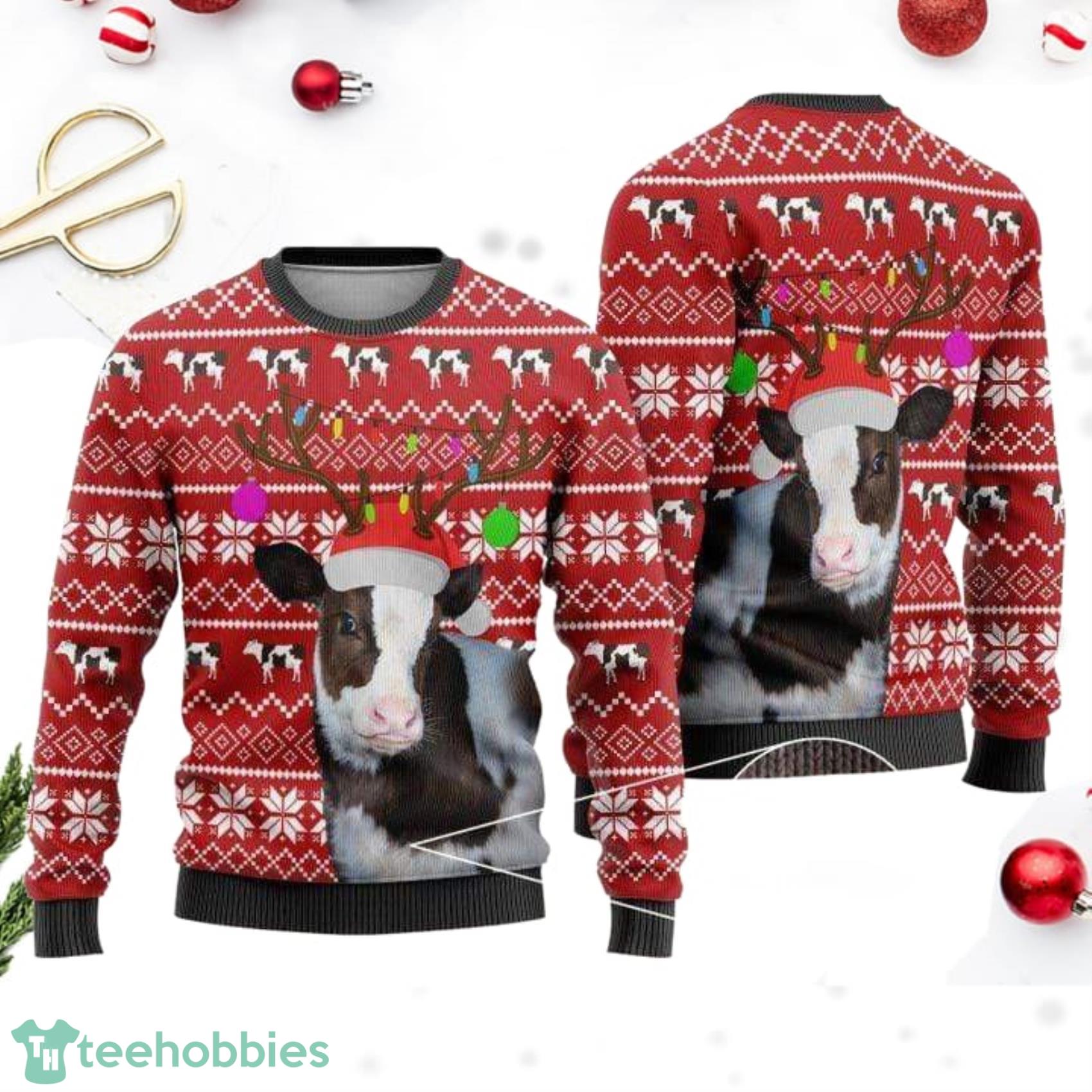 This Is My Ugly Christmas Sweater Cow Knitting Pattern Ugly Christmas  Sweater