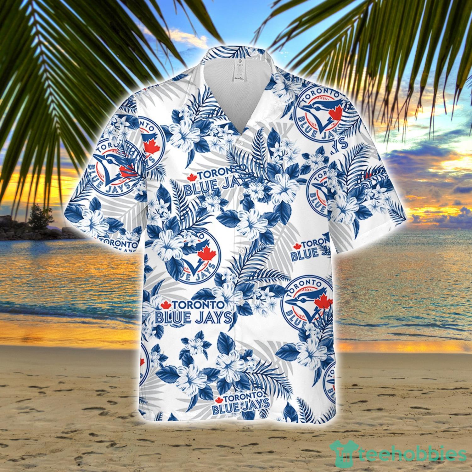 Toronto Blue Jays Mlb Floral Hawaiian Shirt Men Youth Jays Aloha