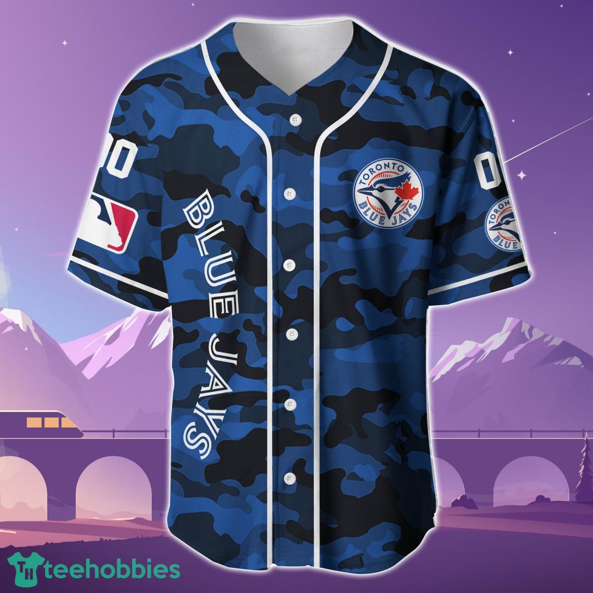 Toronto Blue Jays Custom Name & Number Baseball Jersey Best Gift For Men And Women Product Photo 2