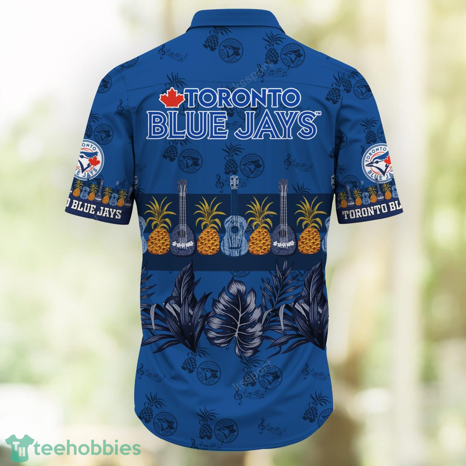 Toronto Blue.Jays Short-Sleeve Hawaiian Shirt For Men Summer Lover