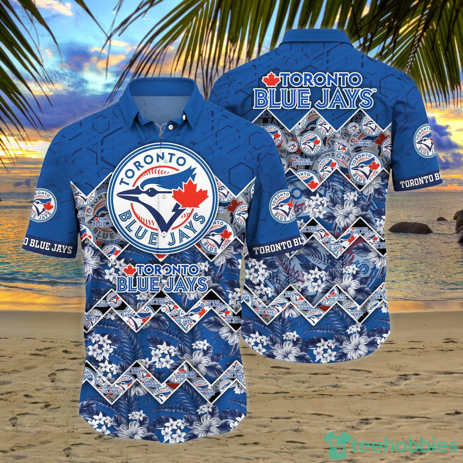 Toronto Blue Jays MLB 2023 Tropical Hibiscus Hawaiian Shirt For Fans