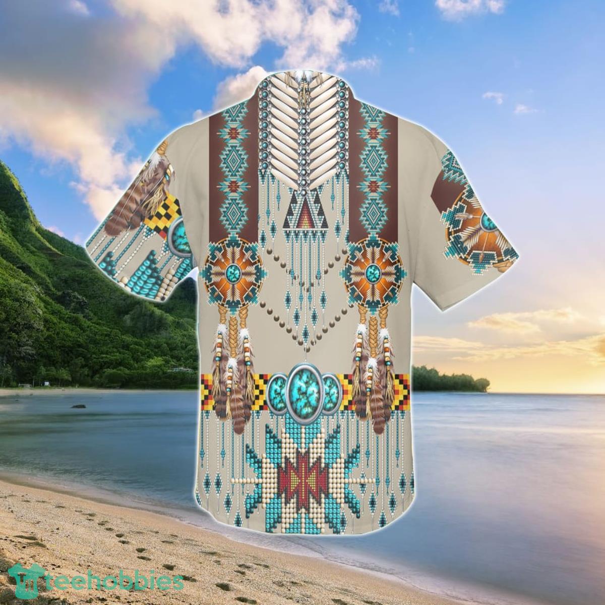 Native America Pattern Hawaiian Shirt Best Gift For Men Women