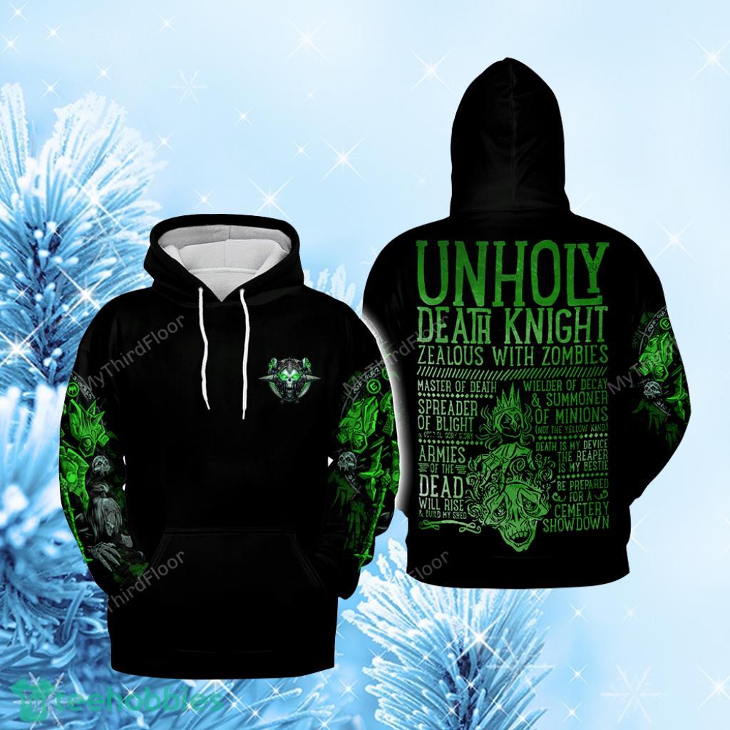 Unholy Death Knight Dk Class Icon Wow Midweight Aop Hoodie 3D All Over Print Product Photo 1 Unholy Death Knight Dk Class Icon Wow Midweight Aop Hoodie 3D All Over Print Product Photo 1