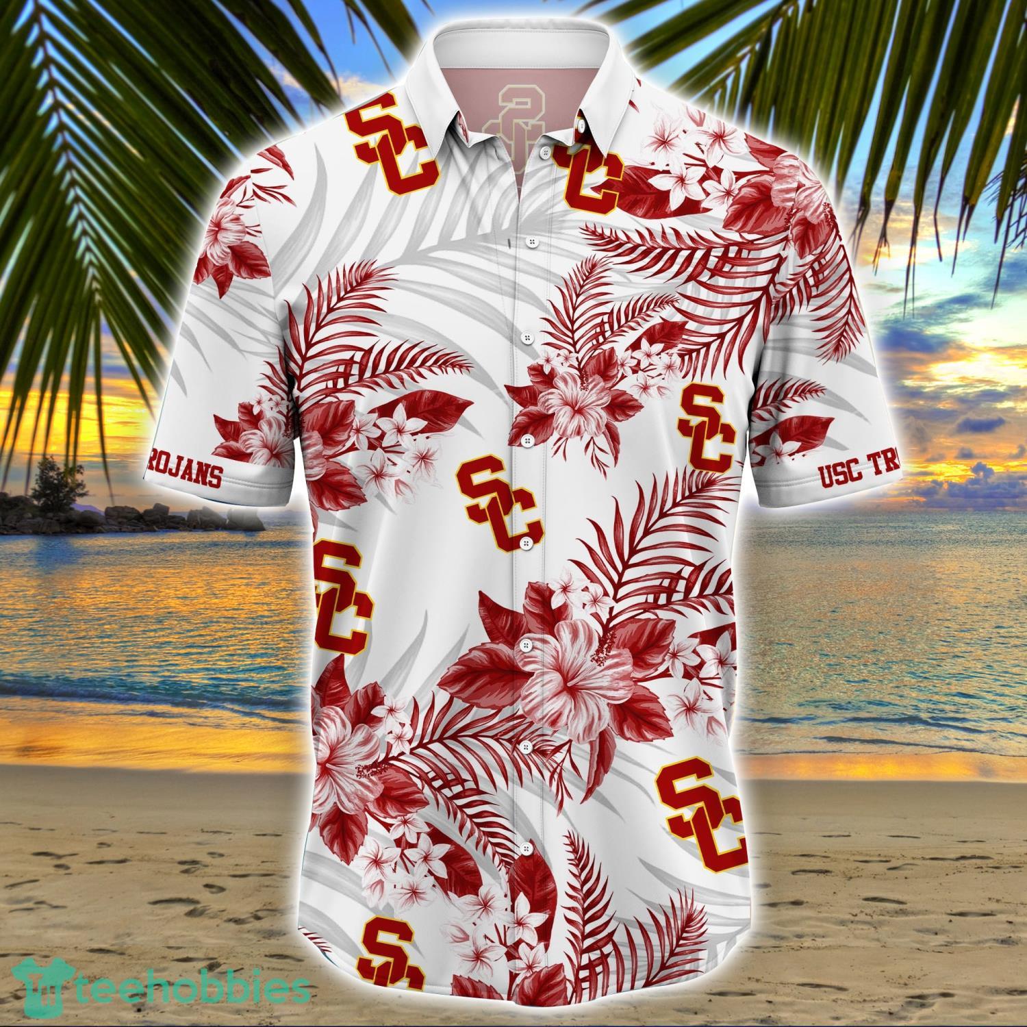 Los Angeles Dodgers White Hibiscus Floral Tropical 3D Hawaiian Shirt For  Men And Women