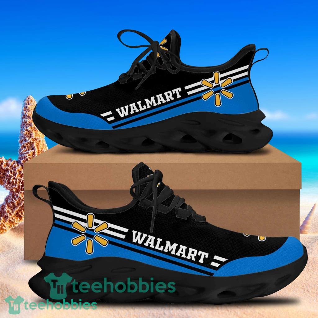 Walmart Black Logo Sneaker Max Soul Shoes Gift For Men And Women