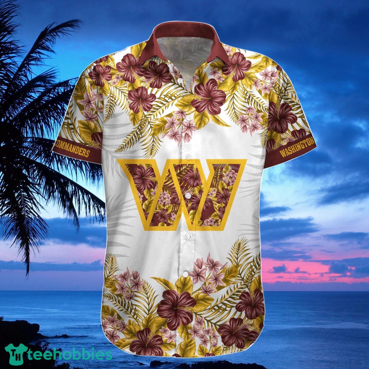 Washington Commanders Hawaiian Shirt, Shorts, Combo Hawaiian Shirt And Shorts Best Gift For Men And Women Fans Product Photo 2
