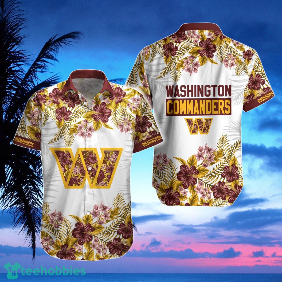 Washington Commanders Hawaiian Shirt, Shorts, Combo Hawaiian Shirt And Shorts Best Gift For Men And Women Fans Product Photo 1