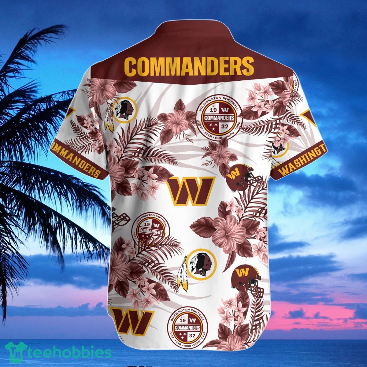 Washington Commanders-NFL Floral Hawaii Shirt Best Gift For Men And Women Fans Product Photo 2