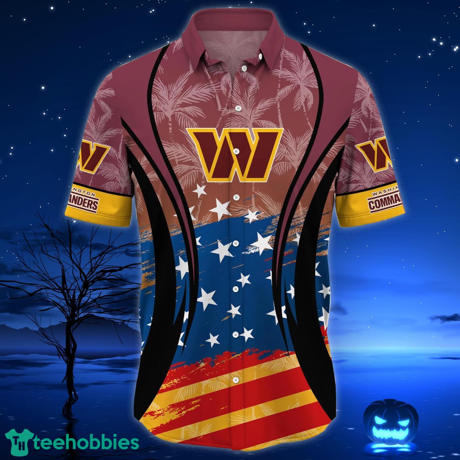 Washington Commanders NFL Hawaiian Shirt Star Pattern Best