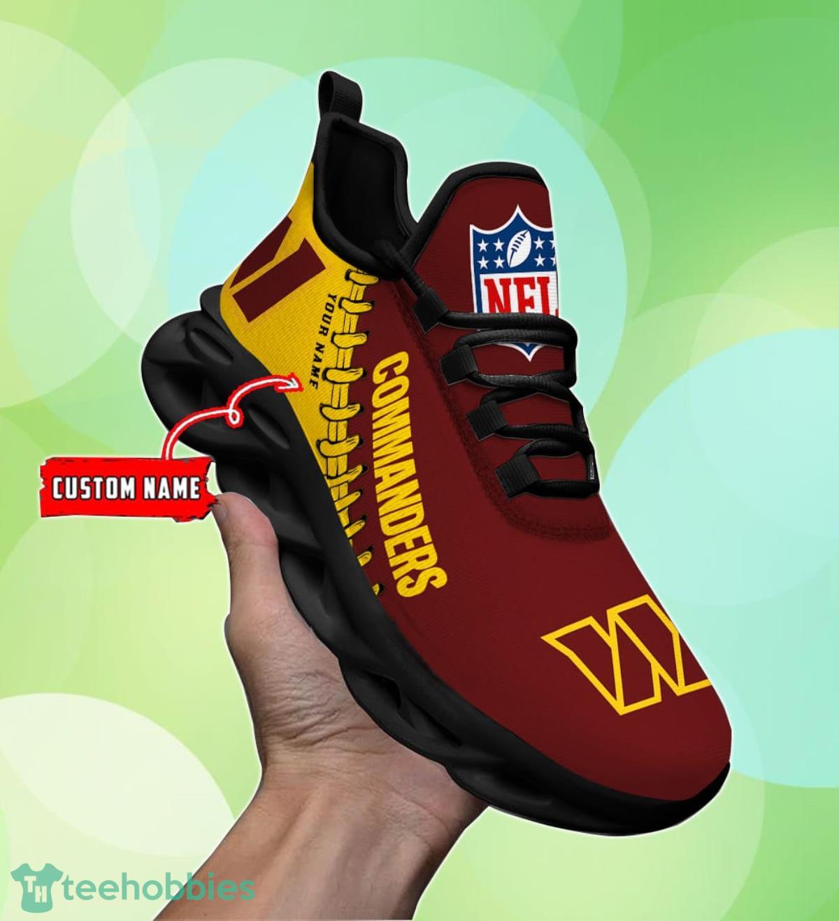 Washington Commanders-Personalized Max Soul Shoes Impressive Gift For Men And Women Fans Product Photo 2