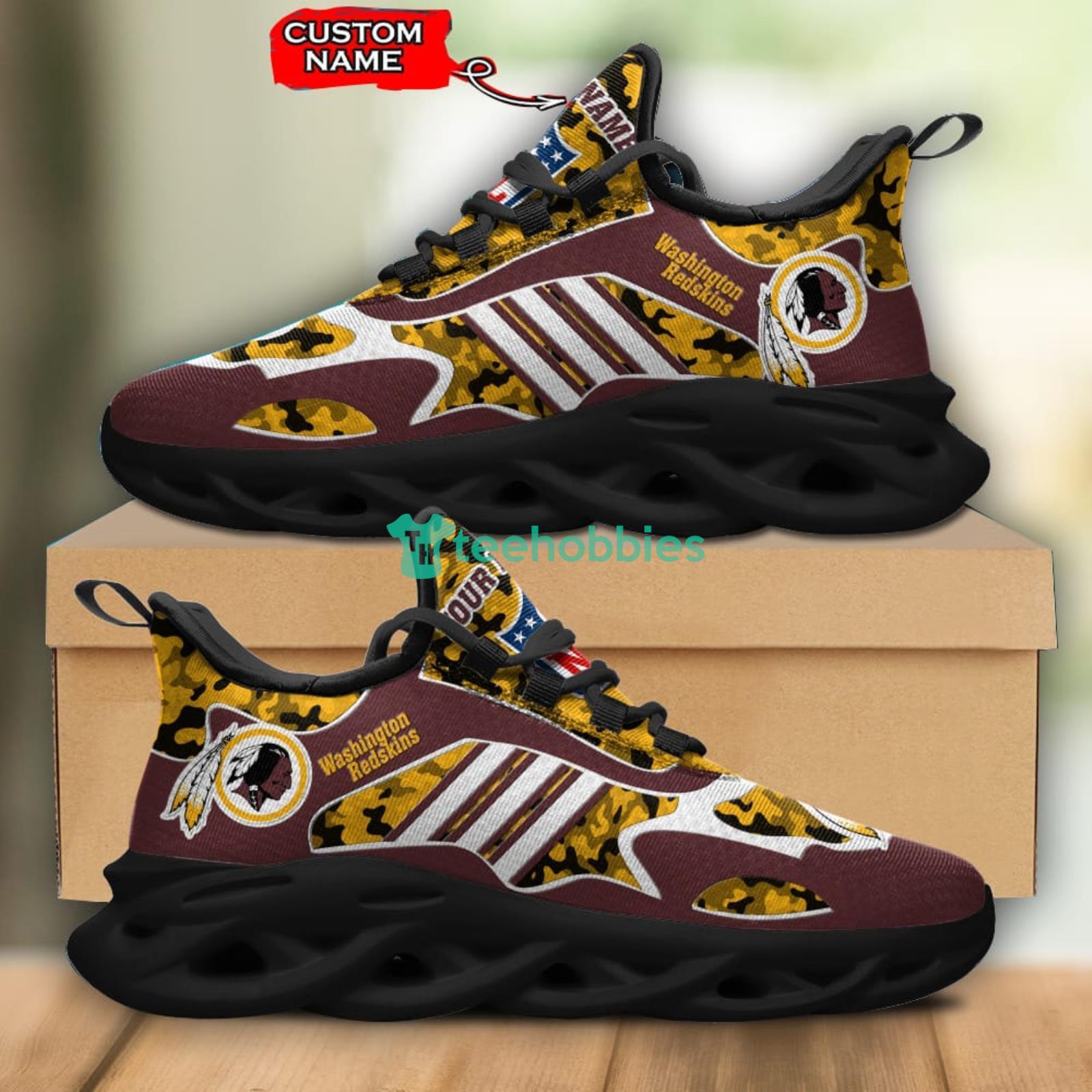 Washington Commanders Max Soul Sneakers Custom Name Trending Sport Running  Shoes - Freedomdesign