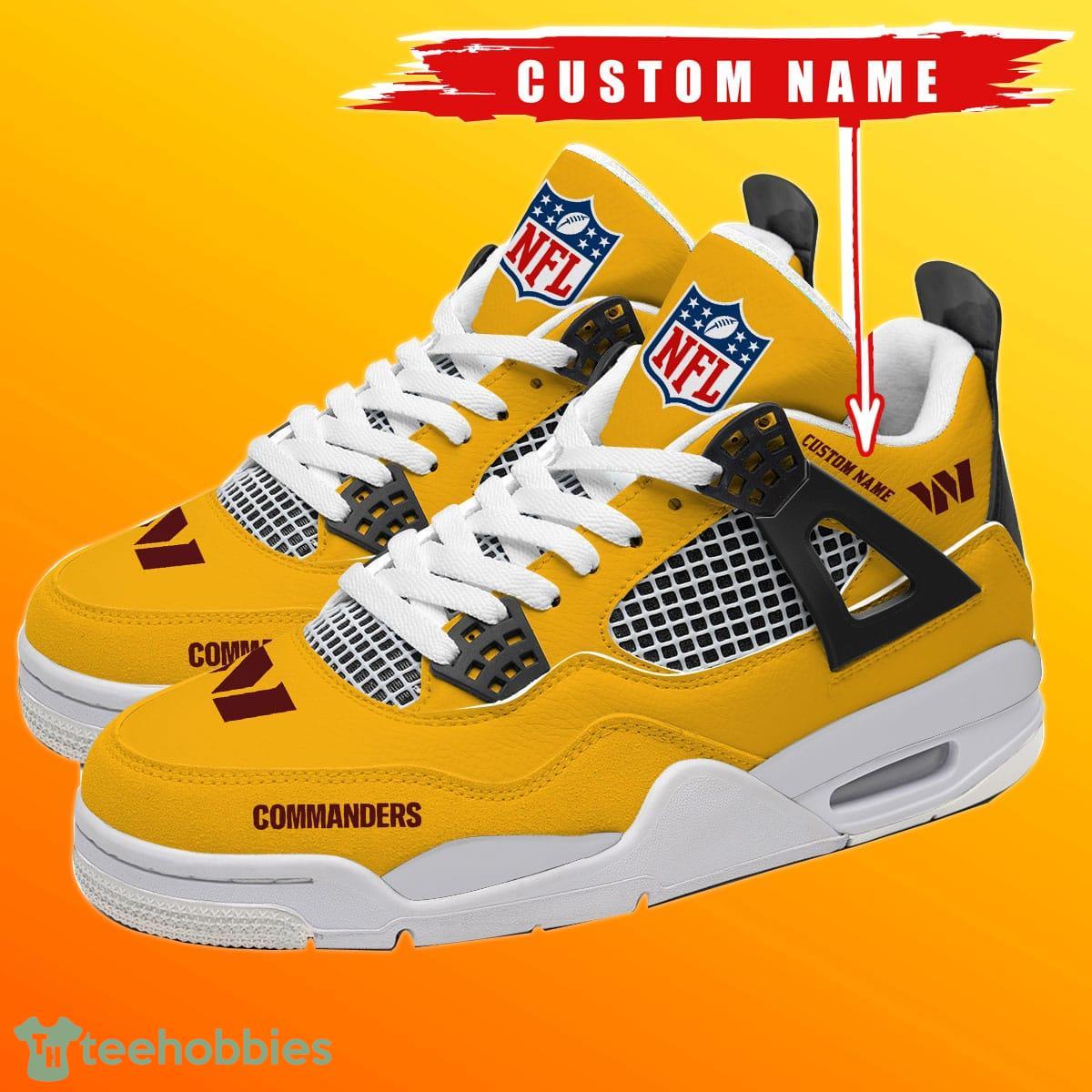 Personalized NFL Washington Commanders team logo custom name and