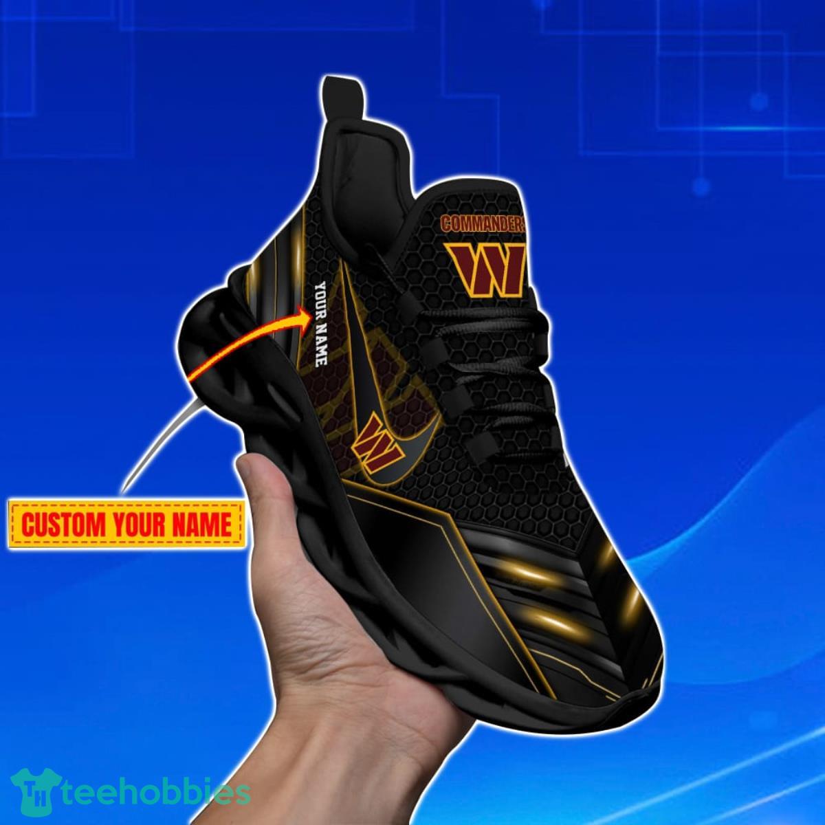 Washington Commanders-Personalized NFL Neon Light Max Soul Shoes Best Gift For Men And Women Fans Product Photo 2