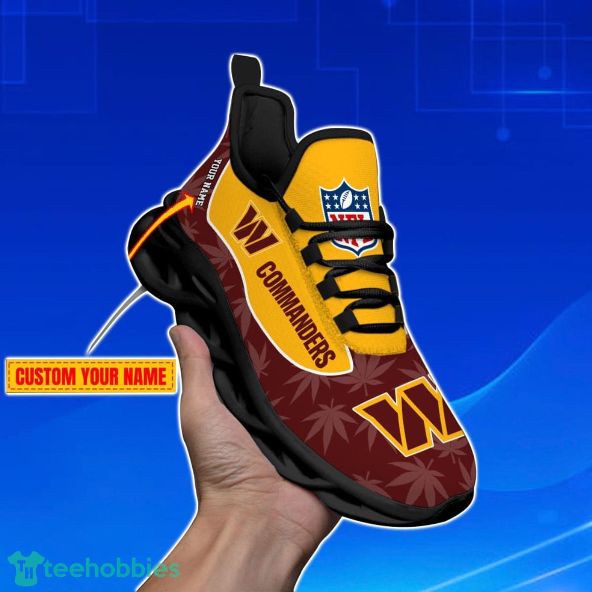 Washington Commanders-Personalized Weed Limited Edition Max Soul Shoes Best Gift For Men And Women Product Photo 1