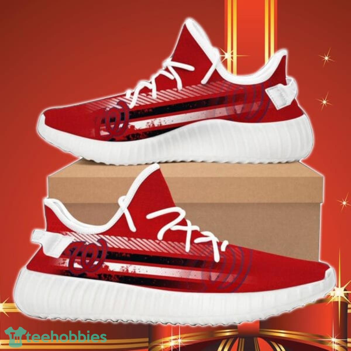 Washington Nationals Mlb Baseball Sport Teams Top Branding Trends Cust Perfect Gift For Fans Shoes Yeezy Product Photo 1