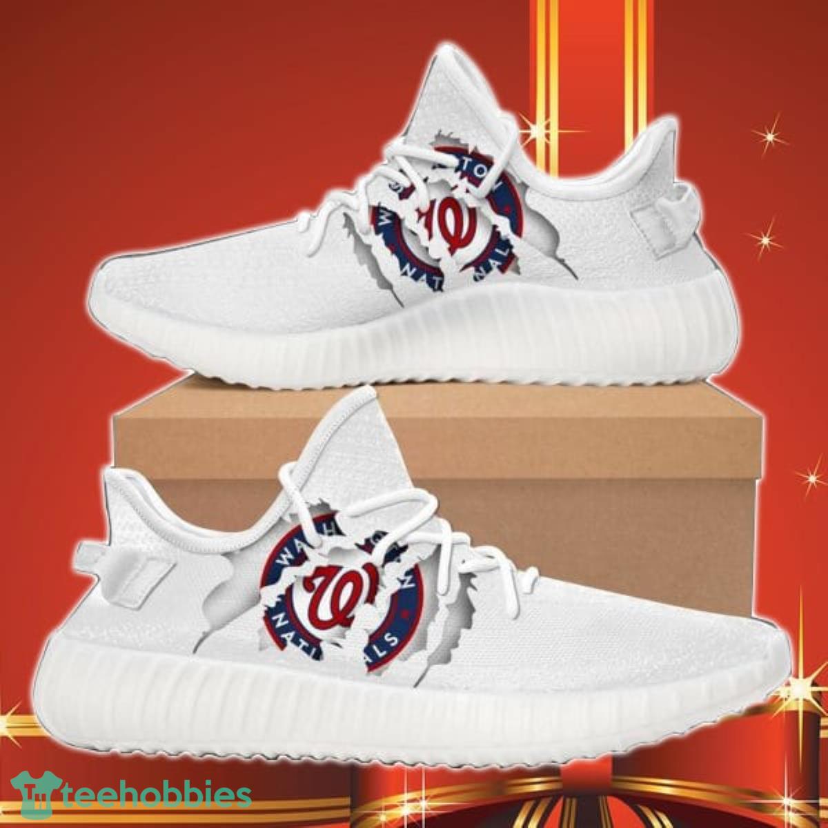 Washington Nationals MLB Yeezy Customize Sneakers Sport Teams Top Perfect Gift For Fans Shoes Yeezy Product Photo 1